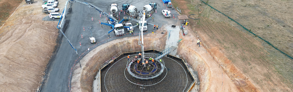 Zenviron team working on Rye Park Wind Farm